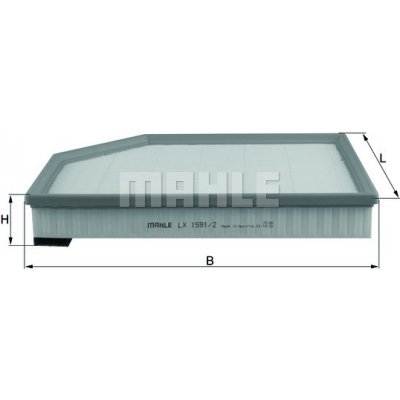 LX1591/2 MAHLE Vzduchový filtr – Hledejceny.cz