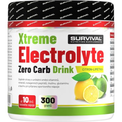 Survival Xtreme Electrolyte Zero Carb Drink 300 g – Hledejceny.cz