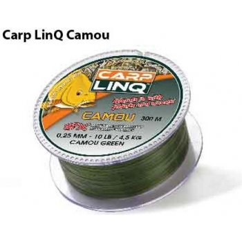 Carp LinQ CAMOU GREEN 300m 0,35mm 20lb