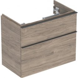 Geberit iCon 2x zásuvka, zkrácené vyložení, 74x41,6x61,5 cm, dekor ořech hickory 502.308.JR.1