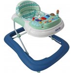 Baby Mix Dětské chodítko s volantem a silikonovými kolečky mátová – Zboží Dáma