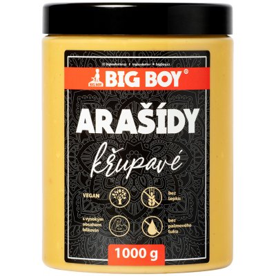 Big Boy Arašídový krém křupavá 1 kg – Zbozi.Blesk.cz