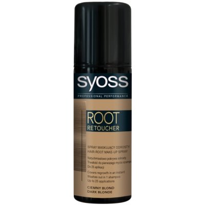 Syoss Root Retoucher tmavě plavý sprej na odrosty 120 ml – Hledejceny.cz