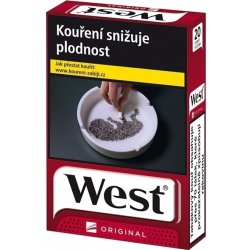 WEST Red KS Box cigarety - Nejlepší Ceny.cz