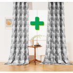 Designové závěsy FLOCUS 140x270 cm (2 ks), vzorované – Hledejceny.cz