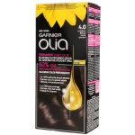 Garnier Olia Permanent Hair Color olejová permanentní barva na vlasy 4,0 Dark Brown 50 g – Sleviste.cz