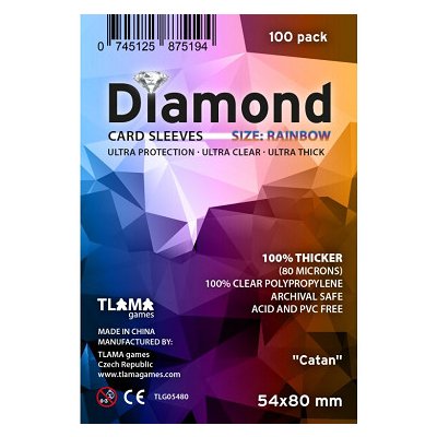 Tlama Games Diamond Rainbow obaly Catan 54x80 mm – Hledejceny.cz