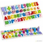 ISO 10979 dřevěná vkládačka abeceda čísla – Zboží Dáma