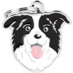 My Family BORDER COLLIE gravírovateľný přívěsek 3,2 x 3 cm – Zboží Dáma