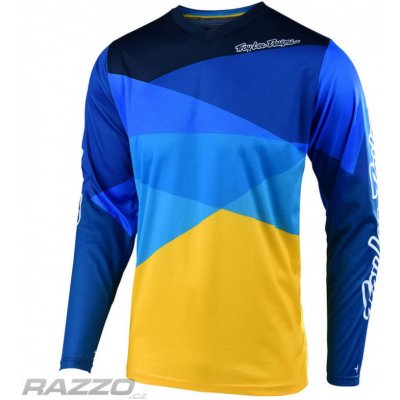 Troy Lee Designs GP AIR Jet 2020 žluto-modrý | Zboží Auto