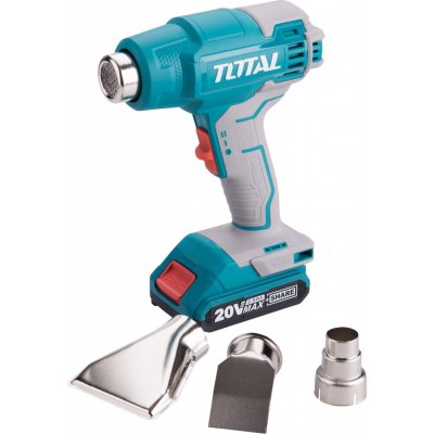 TOTAL Pistole horkovzdušná AKU, 20V Li-ion, 2000mAh, industrial, bez baterie a nabíječky EXTTBLI2002 – Sleviste.cz