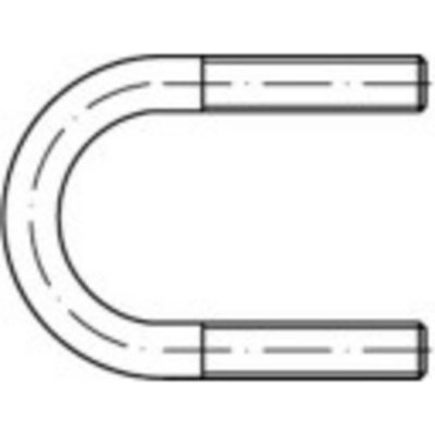 TOOLCRAFT 137780 Třmen z kruhové oceli Pozinkovaná ocel M10 100 ks – Hledejceny.cz