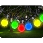 V-TAC LED Řetězové svítidlo 10x 0,5W RGB LED žárovky 5m 24V IP44 – Hledejceny.cz