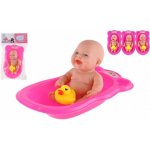 Teddies Miminko s kačenkou 20cm ve vaničce plast pevné tělo v sáčku 22x35x7cm – Hledejceny.cz