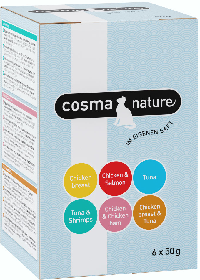 Cosma Nature mix 6 druhů 6 x 50 g