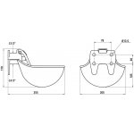Kerbl Misková napáječka pro skot a koně 221500 1 45l litinová – Zboží Dáma