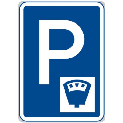 Parkoviště s parkovacím automatem - IP13c – Zboží Dáma