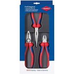 KNIPEX kleště sada 002011 kombi + špičaté + boční štípací 160mm – Zbozi.Blesk.cz