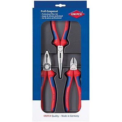 KNIPEX kleště sada 002011 kombi + špičaté + boční štípací 160mm – Zbozi.Blesk.cz