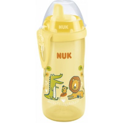 Nuk FC sportovní lahev Kiddy cup 300ml Safari žlutá – Zboží Mobilmania