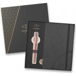 Parker 1502/1552755 Jotter Monochrome Pink Gold PGT sada dárková sada kuličkové tužky v kazetě se zápisníkem – Hledejceny.cz