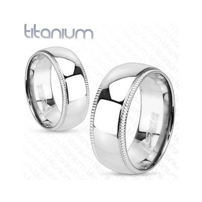 Spikes USA Pánský snubní prsten titan TT1012 – Zboží Mobilmania