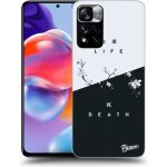 Pouzdro Picasee silikonové Xiaomi Redmi Note 11 Pro+ 5G - Life - Death čiré – Hledejceny.cz