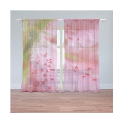 Sablio Záclony Květ tulipánu: 2ks 150x250cm – Hledejceny.cz