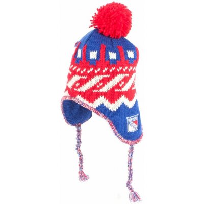 Reebok Pánská zimní čepice New York Rangers NHL Tassle – Hledejceny.cz