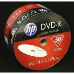 HP DVD-R 4,7GB 16x, printable, bulk, 50ks (DME00070WIP-3) – Sleviste.cz