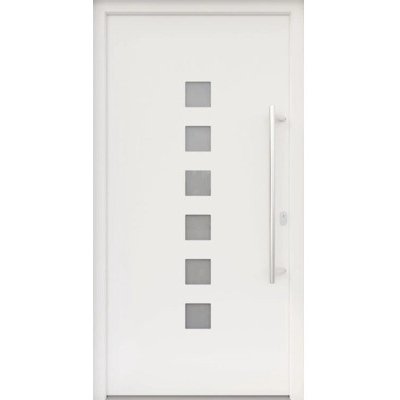 ARON vchodové dveře 3151-2 bílé 100 x 210 cm P – Hledejceny.cz