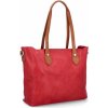 Kabelka Herisson dámská kabelka shopper bag červená H8806