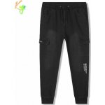 Kugo Chlapecké riflové tepláky kalhoty CK0936 černé – Hledejceny.cz