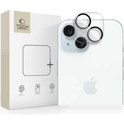 Tech-Protect Cam Fit+ iPhone 14 / 14 Plus / 15 / 15 Plus průhledný ochranný kryt fotoaparátu 5906302318797 – Zboží Živě