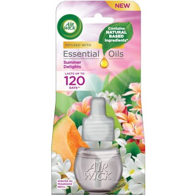 Air Wick Essential Oils Tekutá náplň do elektrického přístroje radostné léto 19 ml – Zboží Mobilmania