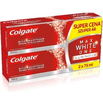 Colgate Max White One Luminous zubní pasta 2 x 75 ml