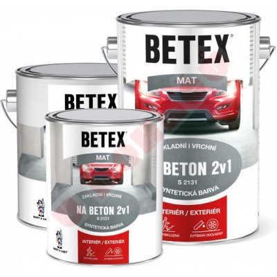 Betex 2v1 na beton S2131 5 kg červenohnědá – Zboží Mobilmania