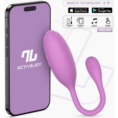 InToYou App Series Logan Vibrating Egg with App Purple – Zboží Dáma