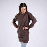 Moniel kojící mikina dlouhá Basic Chocolate – Zboží Dáma