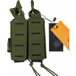 Otevřená MOLLE sumka na 2x pistolový zásobník Zelená, CONQUER Tactical Gear – Zboží Mobilmania