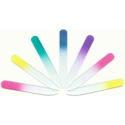 Pilník skleněný 13.5 cm 227028 A-50350 barevný – Sleviste.cz