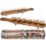 Lampionky.cz Držák na panáky dřevěný 45 cm – Zboží Dáma