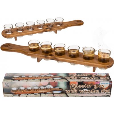 Lampionky.cz Držák na panáky dřevěný 45 cm – Zboží Dáma