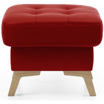 Gala Fiord - čalouněný taburet 56x56x45cm - červená – Zboží Mobilmania