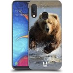 Pouzdro Head Case Samsung Galaxy A20e DIVOČINA – GRIZZLY