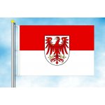 LIBEA, s.r.o. Braniborsko vlajka Rozměr: 60×90 cm, Uchycení: Karabiny na stožár – Hledejceny.cz