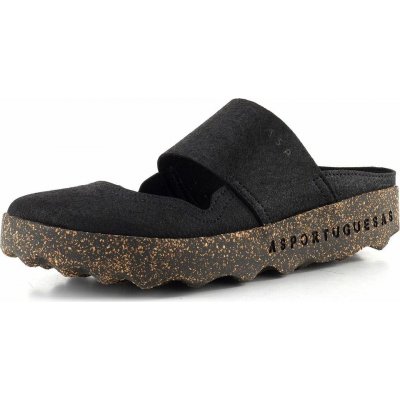 Asportuguesas pantofle s plnou špičkou Cana L P018176013 black – Zbozi.Blesk.cz