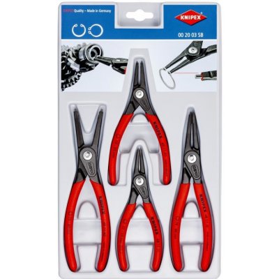 Knipex sada kleští na pojistné kroužky 4 ks - 002003SB – Zboží Dáma