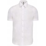 Kariban pánská strečová košile krátký rukáv 1TE-K531 bílá - akce – Zboží Mobilmania