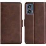 Vsechnonamobil 80929 SIDE Peněženkové pouzdro pro Motorola Edge 50 Fusion tmavě hnědé – Zboží Živě